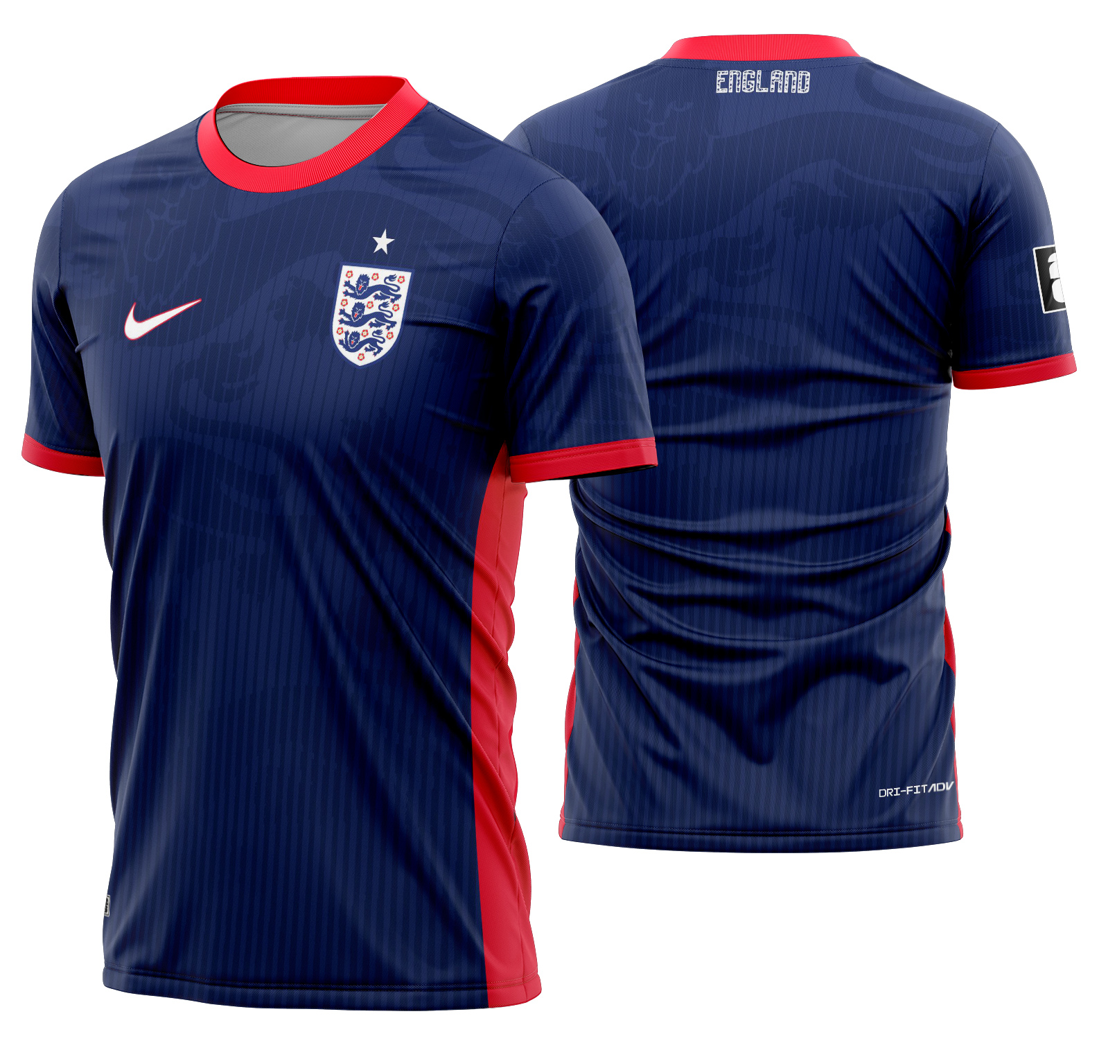 Arte Vetor Camisa Inglaterra Concept 2026