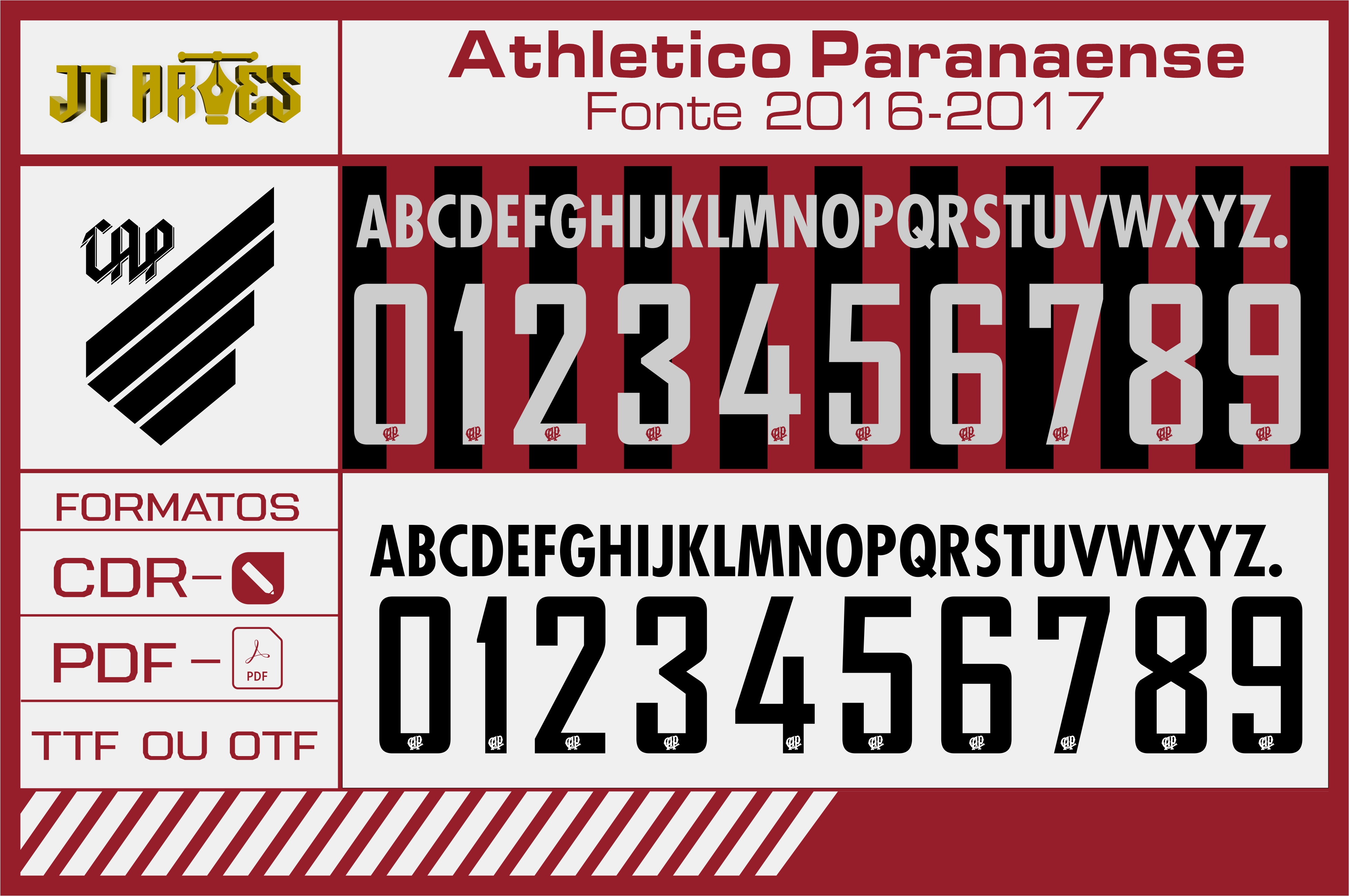 Fonte Athletico Paranaense 2016-2017