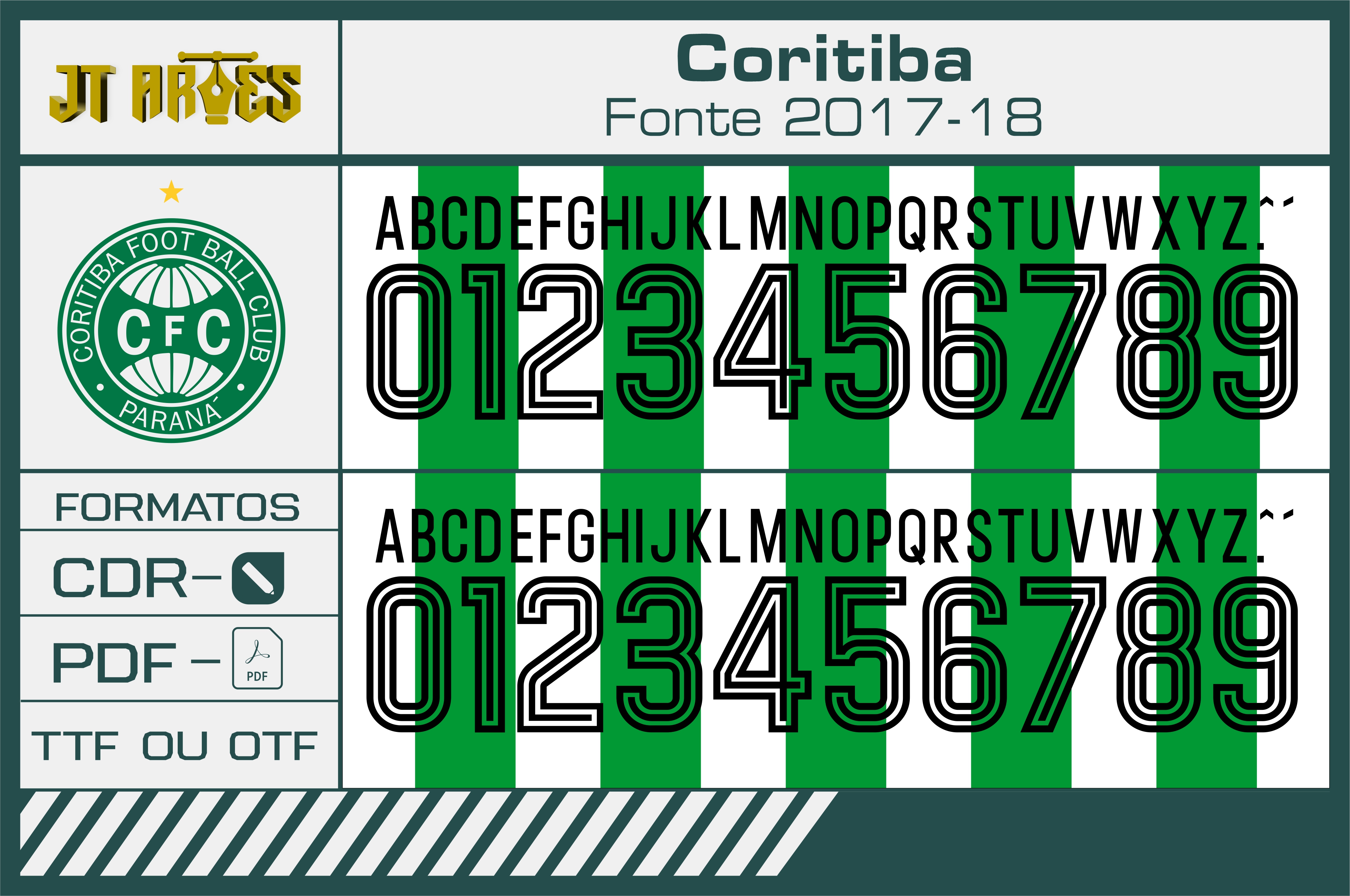 Fonte Coritiba 2017.2018