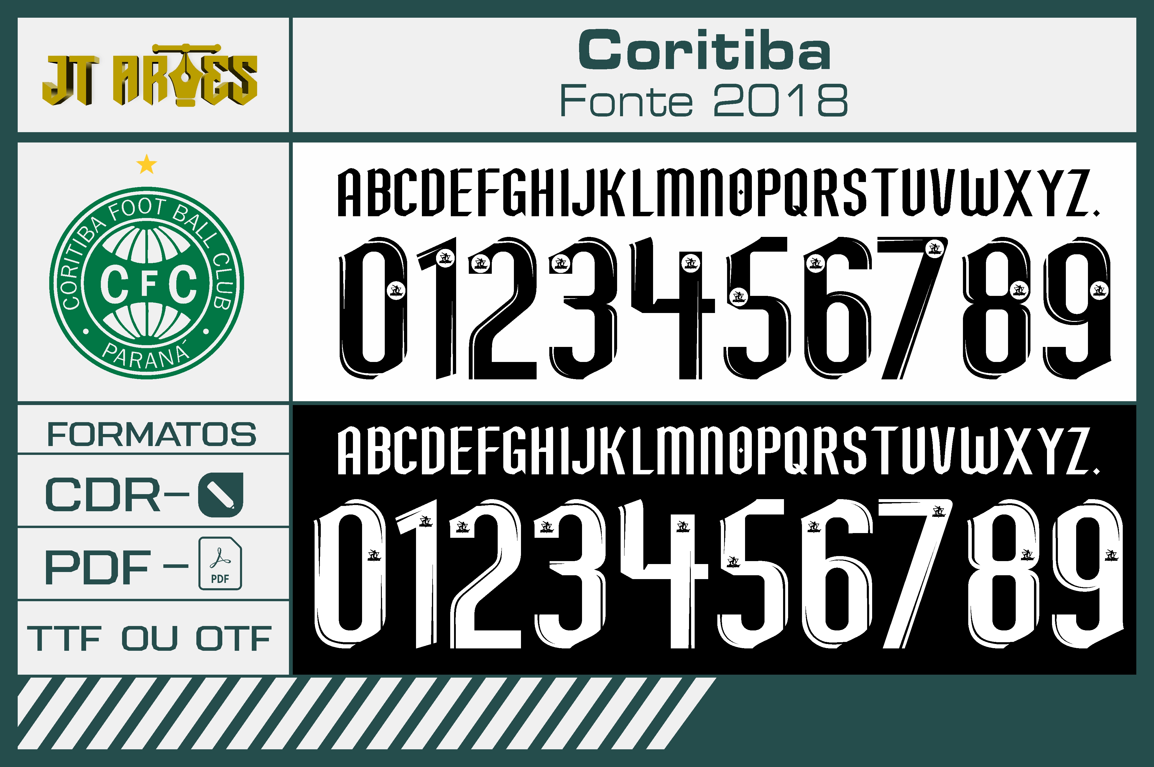 Fonte Coritiba 2018-1909