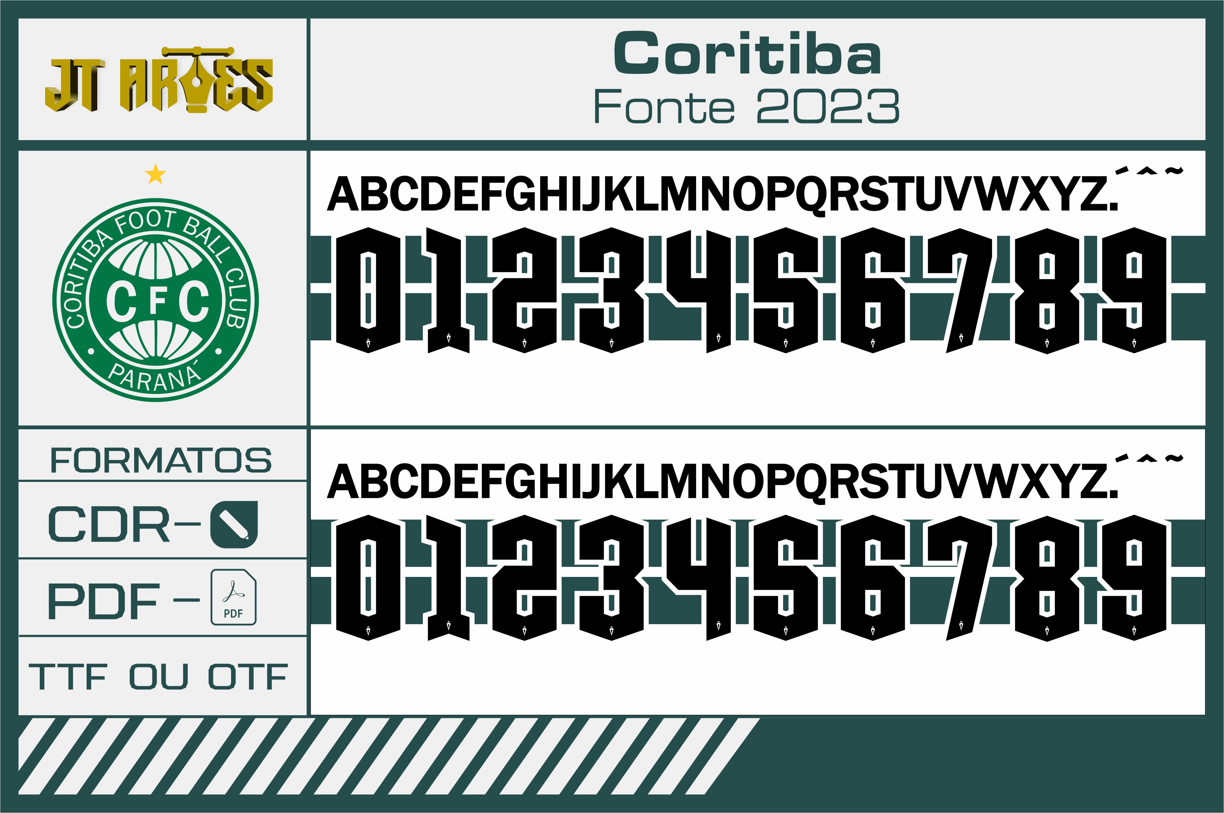 Fonte do Coritiba 2020